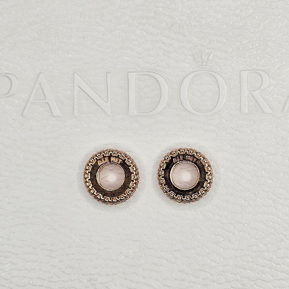 ♥️ Authentic Pandora ⭐️RETIRED⭐️ ROSE SPACERS - Picture 5 of 8